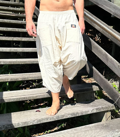 Signature Harem Pants - Cream
