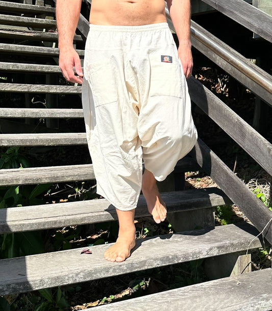 Signature Harem Pants - Cream