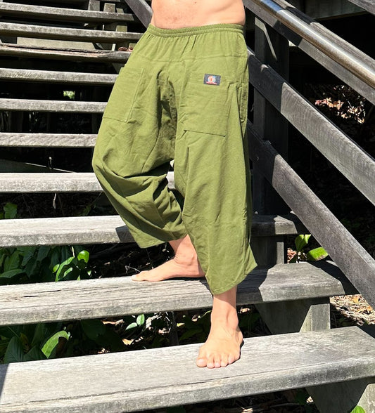 Signature Harem Pants - Olive Green