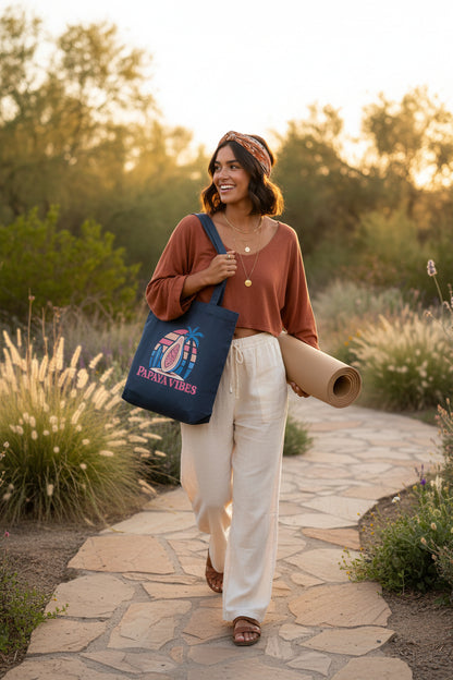 Papaya Vibes Tote Bag